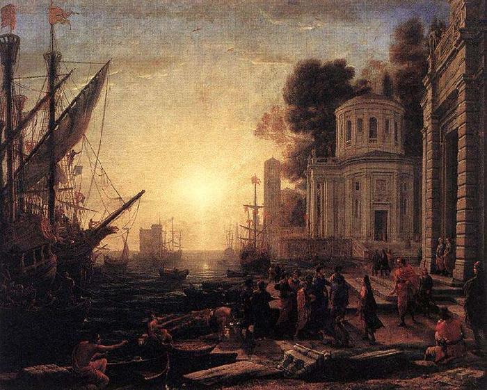 Claude Lorrain The Disembarkation of Cleopatra at Tarsus